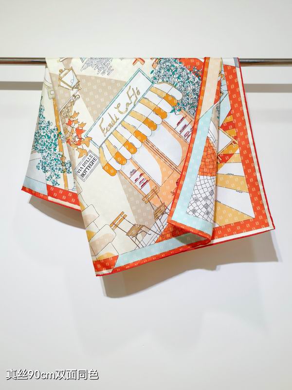 Fendi silk Scarf 90X90cm E042832